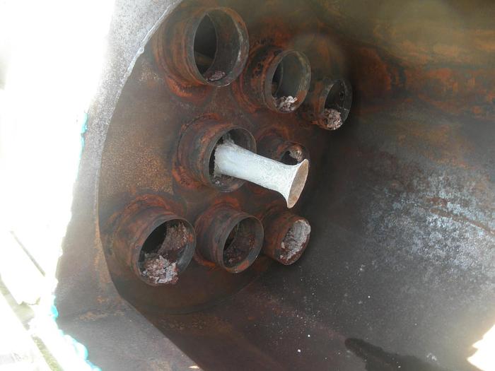 Used Dust Collector, Baghouse, 100 SF, 28" diameter X 9.5', Pulse #S739458