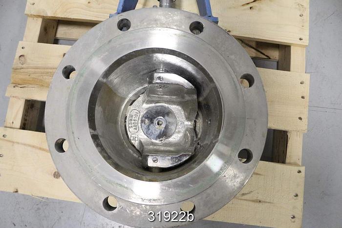 Used Neles JamesburyR2CS06/08CCJDV 8" V-Ball Control Valve #31922