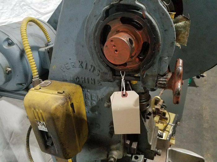 Used 5 Ton Perkins Stamping Punch Press Stamp Forge Bend Metal Parts