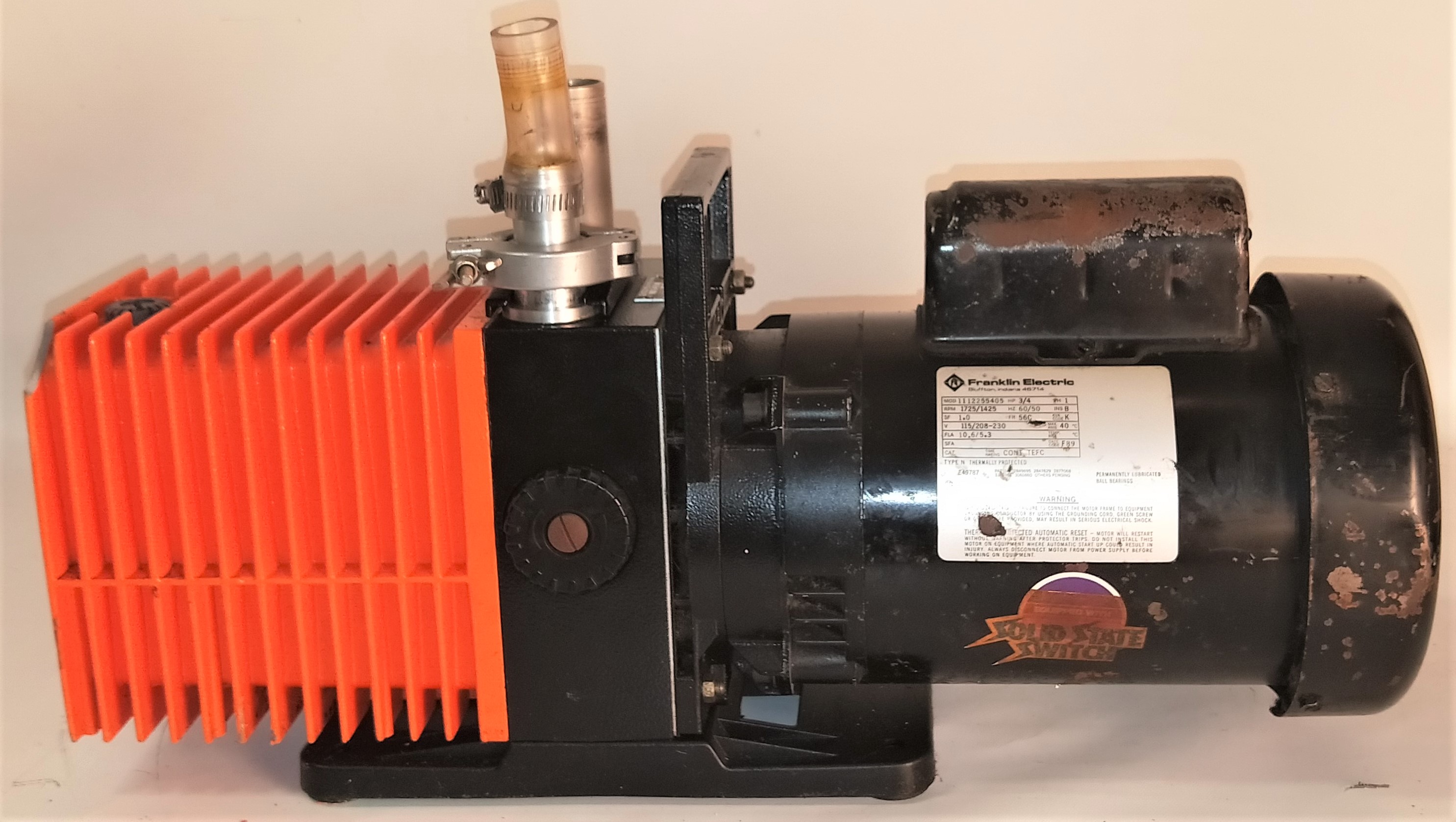 Used Alcatel M2012A Rotary Vacuum Pump (11cfm)