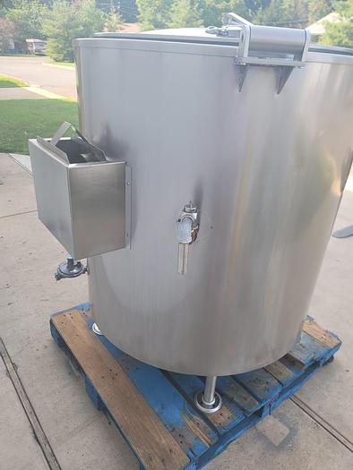 Used MARKET FORGE CROWN GL 100, 100 GAL STATIONARY NAT. GAS STEAM KETTLE (781C)