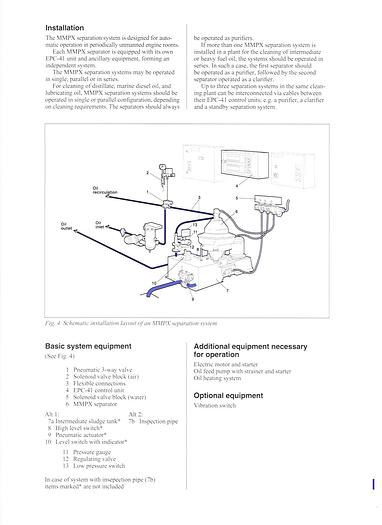 Refurbished 1995 Alfa Laval MMPX303 separation module