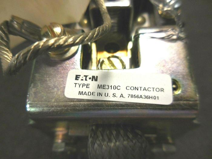 Used Eaton ME301C DC Contactor, Comes w/ Cutler-Hammer 30B4376G08 Coil (125VDC, 100A)
