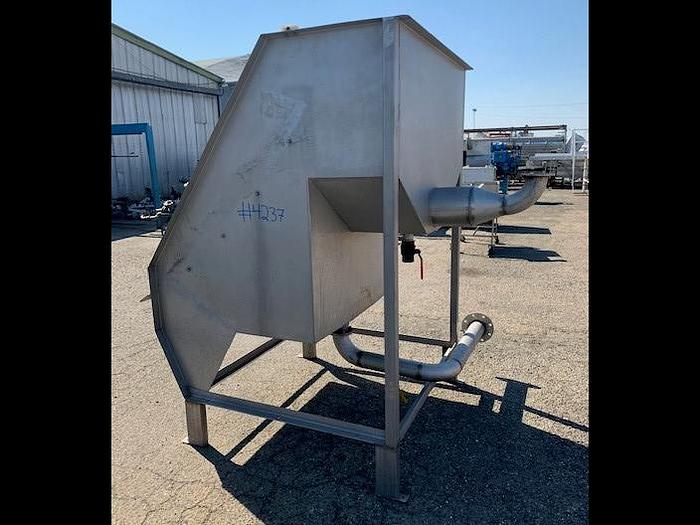 Used 48" Hughes Hrdra -Sieve  Waste Water Screen 52-2072