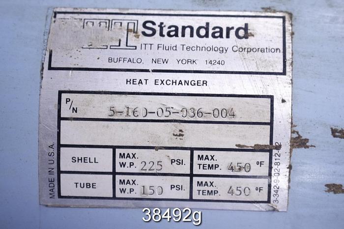 Used Lufkin S2212CH Gear Box with ITT Standard Shell and Tube Heat Exchanger, 3.576/1 Ratio #38492