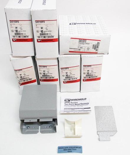 Wiremold G4010DF0 Entrance End Fitting FiberReady Raceway Gray NEW LOT OF 7 6492