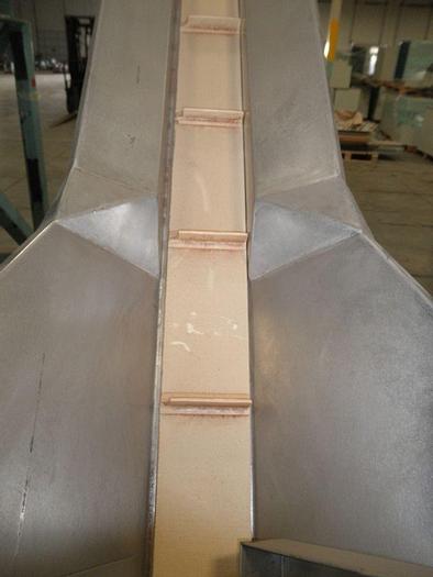 Used Conveyor, Belt, 4.5" x 11', Inclined, Cleats, S/st Hopper,Conveyor, Belt, 4.5" x 11', Inclined, Cleats, S/st Hopper, #C741917