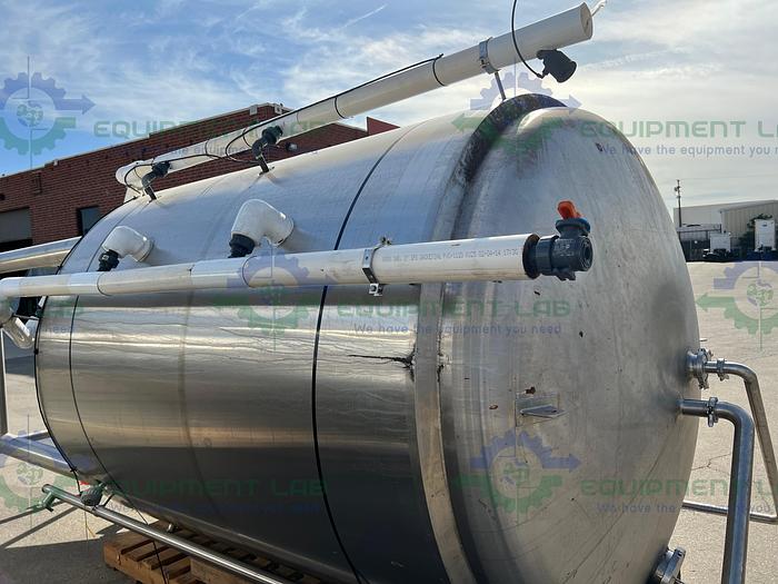 Used LMC   2100 Gallon Stainless Steel Jacketed Fermentation Tank