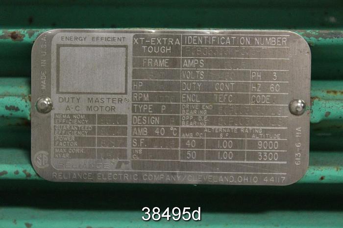 Used Reliance P Ac Motor, 25 Hp,, 1770 Rpm, 460 Volt #38495