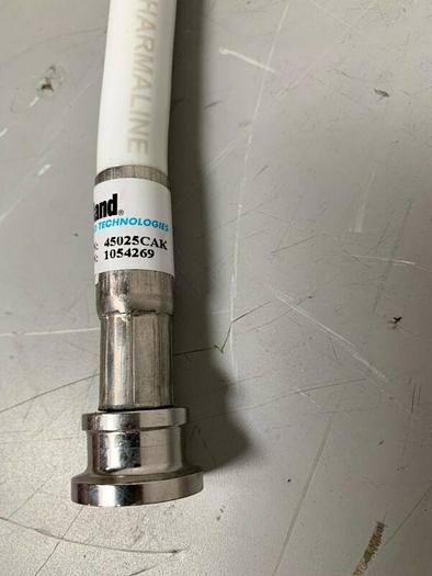 Used Holland Applied Technologies 22" Sanitary Silicone Hose w/ 1" tri-clamp Fitting