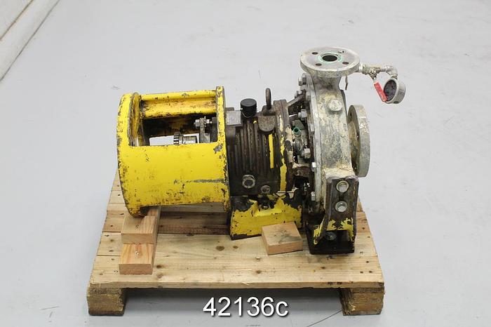 Used Chesterton P240s 1.5x3x13 Pump, Stainless Steel Casing #42136