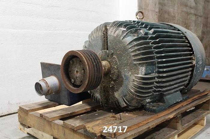 Used Reliance P44G0364M Ac Motor Reliance, 100Hp, 1188Rpm, 460 Volts, 444T Frame #24717