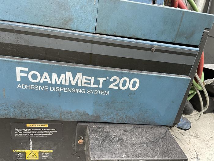 Used 2008 FANUC M10iA DUAL ARM ROBOTIC FOAM CELL WITH A/B SIDED INDEX TABE/ COULD CONVERT TO WELD CELL