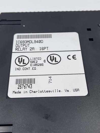 Used GE IC693MDL940D