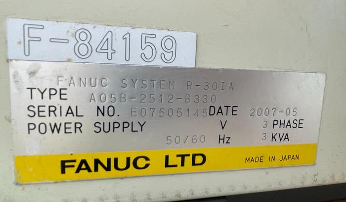 Used FANUC M16iB/20 6 AXIS ROBOT 20 kg X 1667 mm WITH FANUC R30IA CONTROLLER