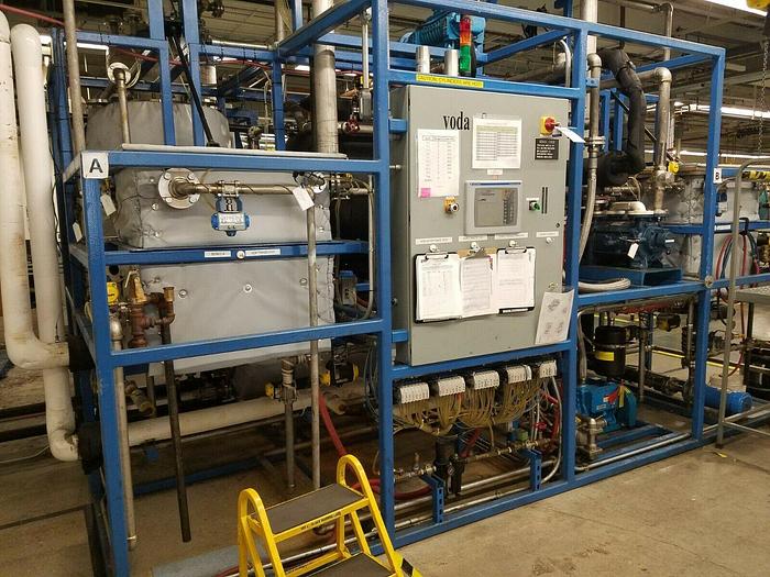 Used Tiyoda Serec Vacuum Degreasing System Dual Chambers Dissolves Cleans Rubber & Plastic off Metal Complete System