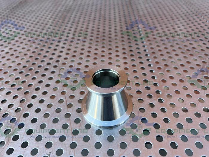 Used Stainless Steel  KF 40 to KF 50 Vacuum Reducer