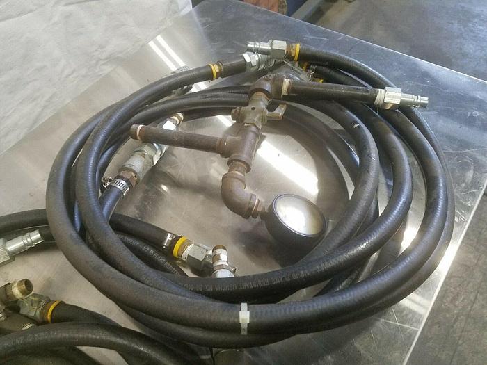 Used one Lot of High Pressure Hoses and Quick Release Fittings