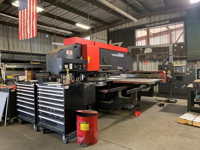 Used 1997 55 Ton Amada Vipros 568 CNC Turret Punch