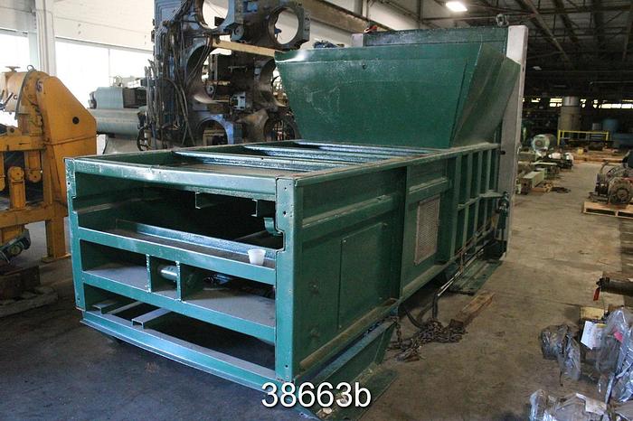 Used Marathon Ramjet Hydraulic Rejects Press, 70x80" Tapeed Inlet, 60x36" Discharge #38663