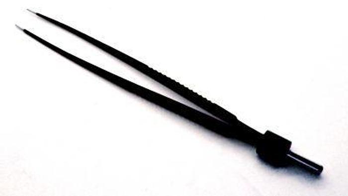 Used Forceps Diathermy Bipolar Straight Fine 1.0mm Tip 200mm (8in)