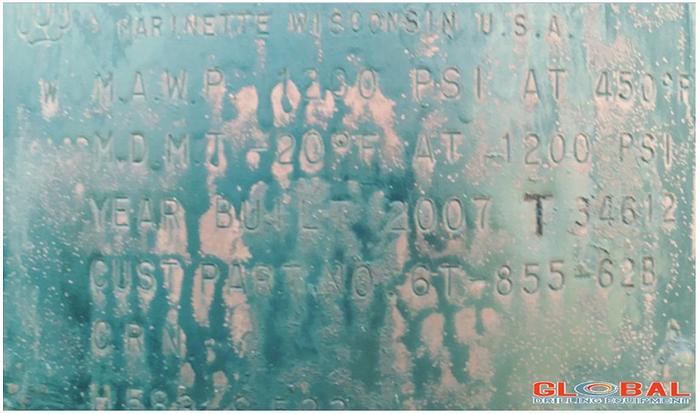 Used Item 0694 : 2007 Hurricane 6T-855-62B / 2000# Air Booster