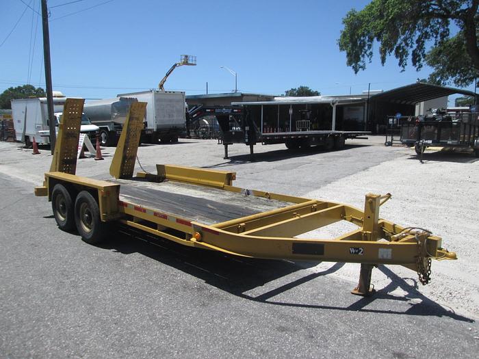 Used 2002 Belshe 7'x16' Equipment Trailer