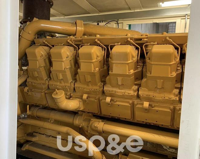 Used 1.2 MW 1990 Used Caterpillar 3516 Diesel Generator Set