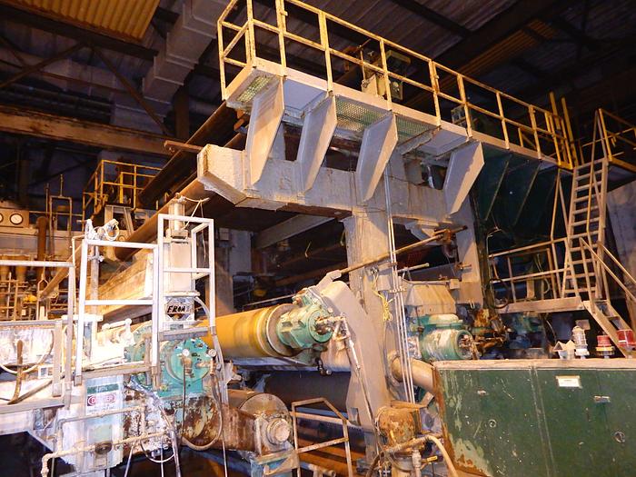 Used 180” (154” TRIM) FOURDRINIER PAPER MACHINE 2,200 FPM NEW DRIVE SYSTEM IN 2008 (PM #3) #43994