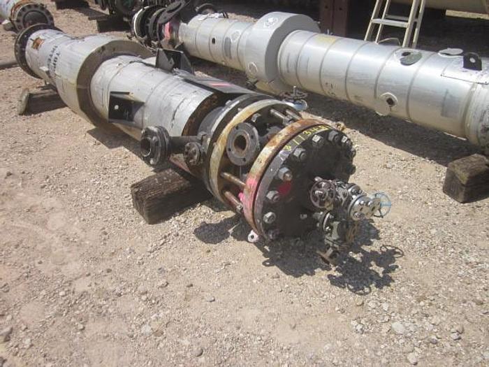 Used Used Missouri Boiler and Tank Company approximately 263 square foot 317L stainless steel vertical Shell and Tube Heat Exchanger