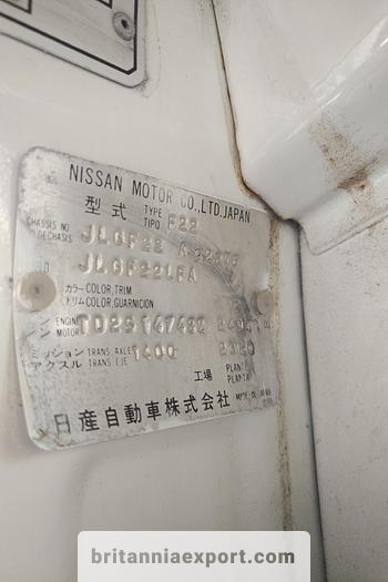 Used 1992 NISSAN Cabstar F22 TD25 pick up