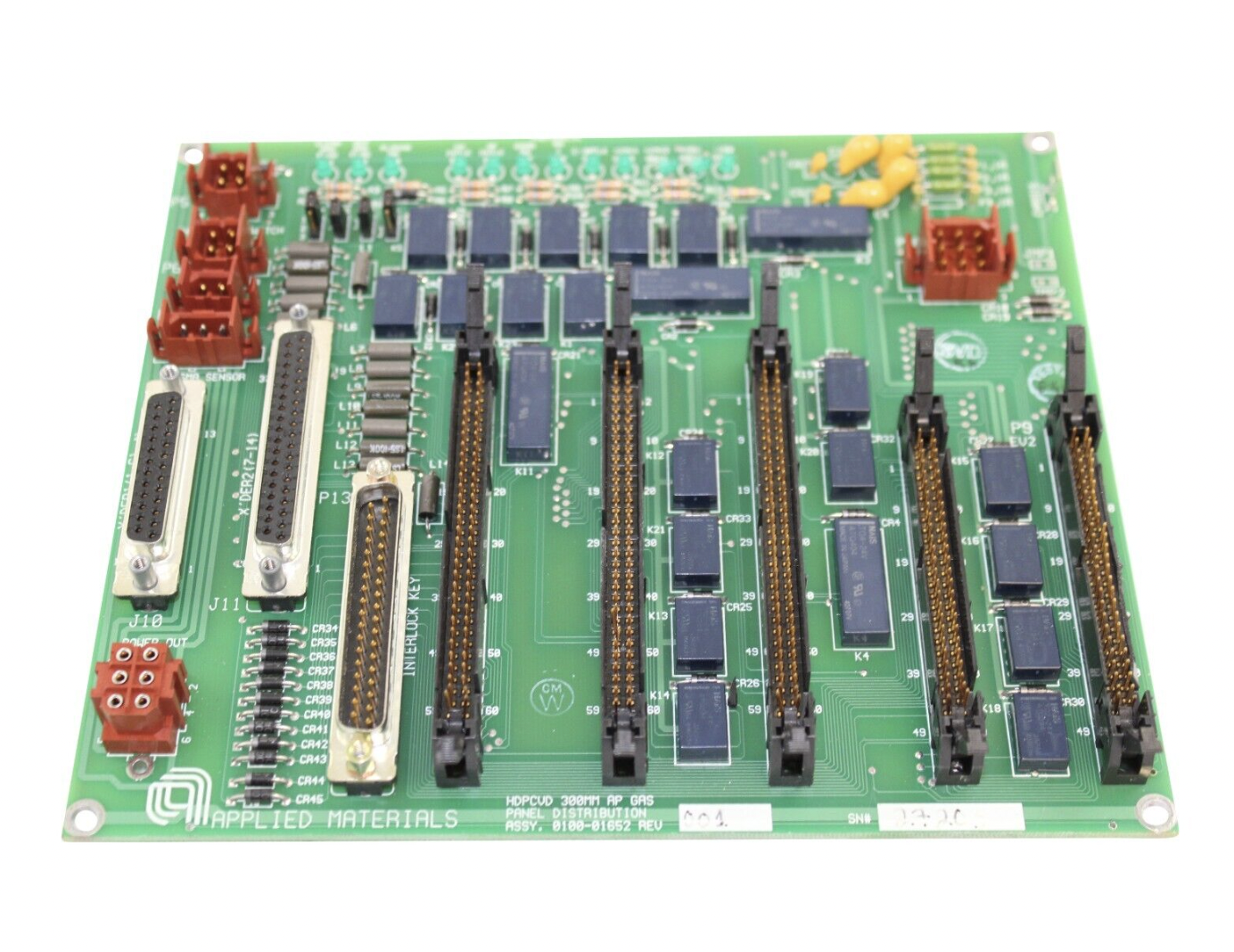 Used AMAT 0100-01652 REV 001 HPCVD 300MM AP GAS PANEL DISTRIBUTIONS ASSY