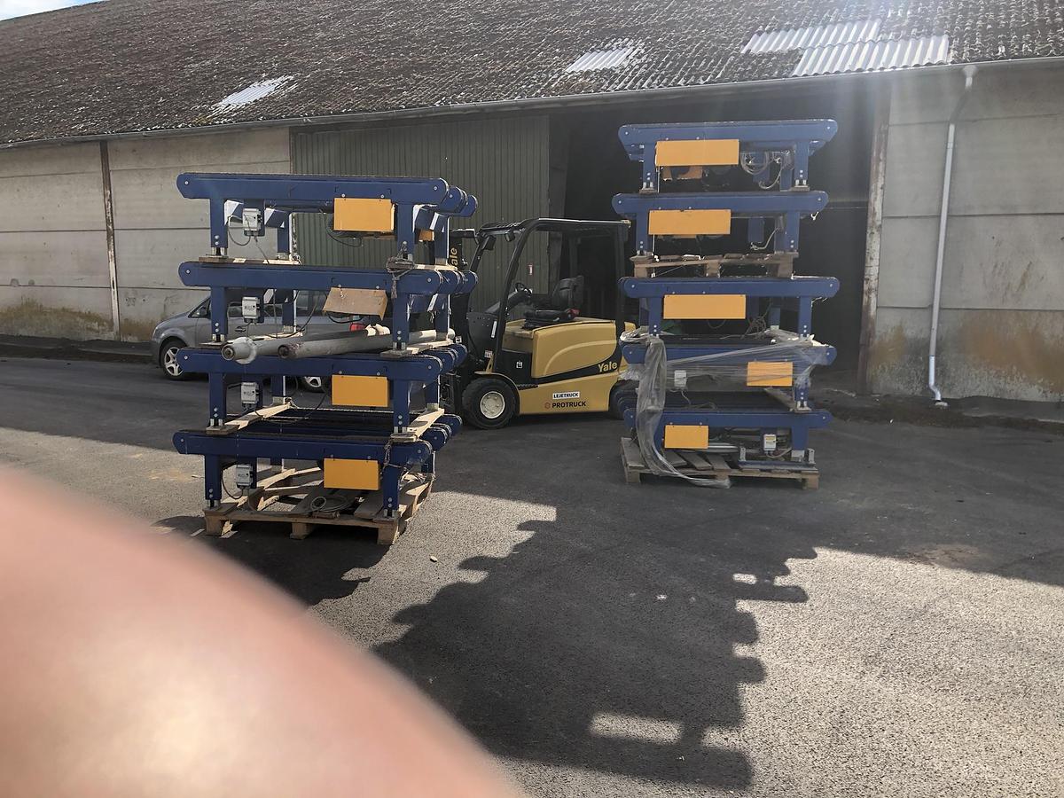 Brugt Rullebaner m. kæde 9stk.