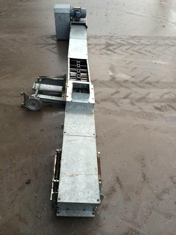 Brugt Søby redler 40t/timen 3m galvaniseret