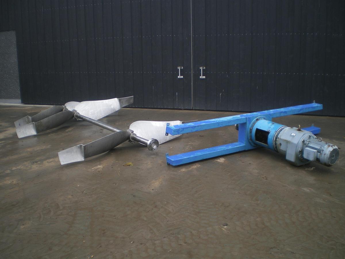Used Stainless paddle mixer