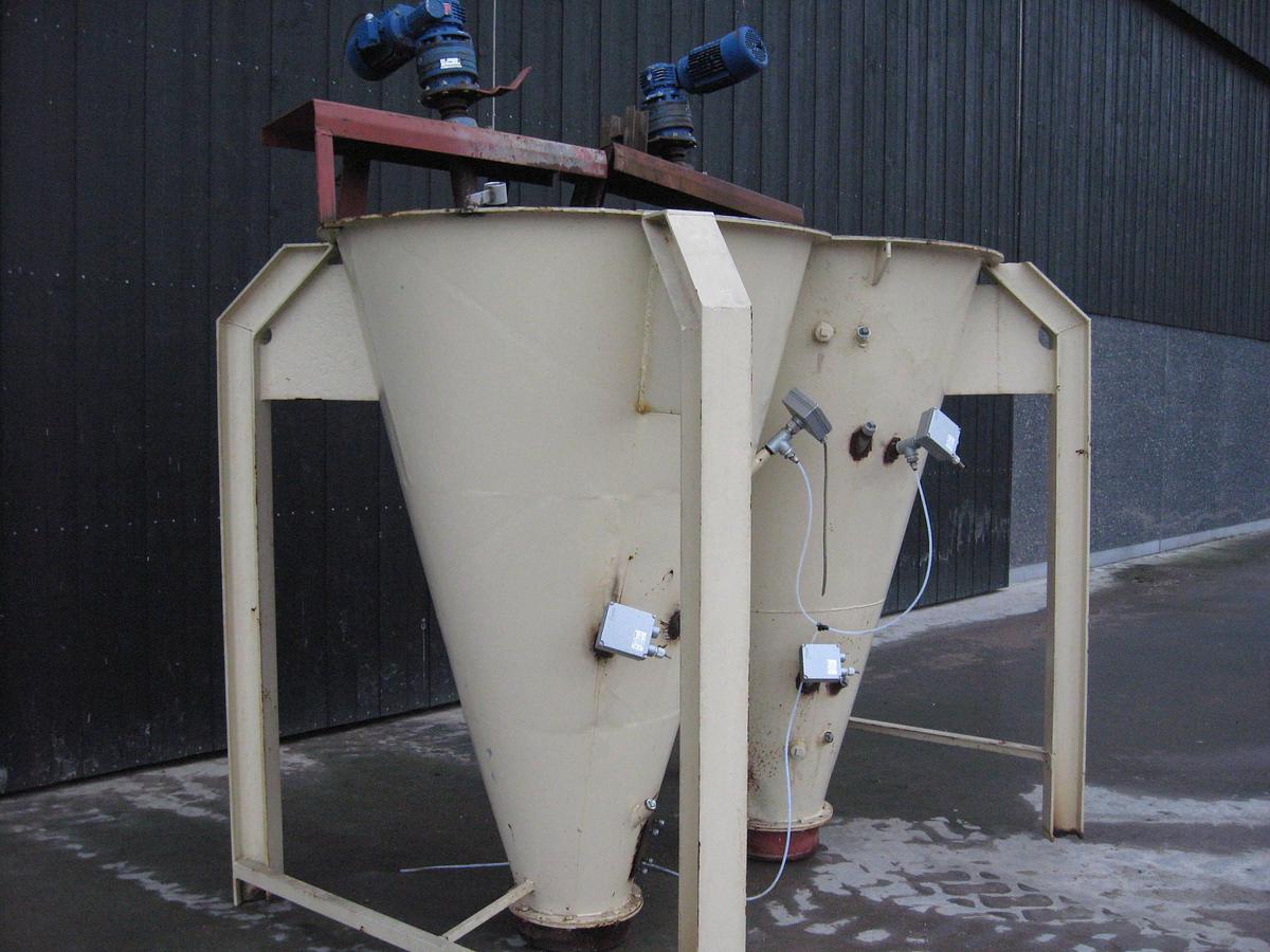 Brugt Dobbelt kegleblander