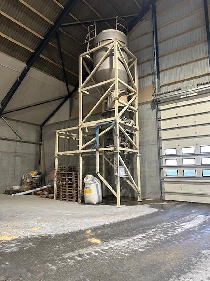 Used Erkomat big bag filling system