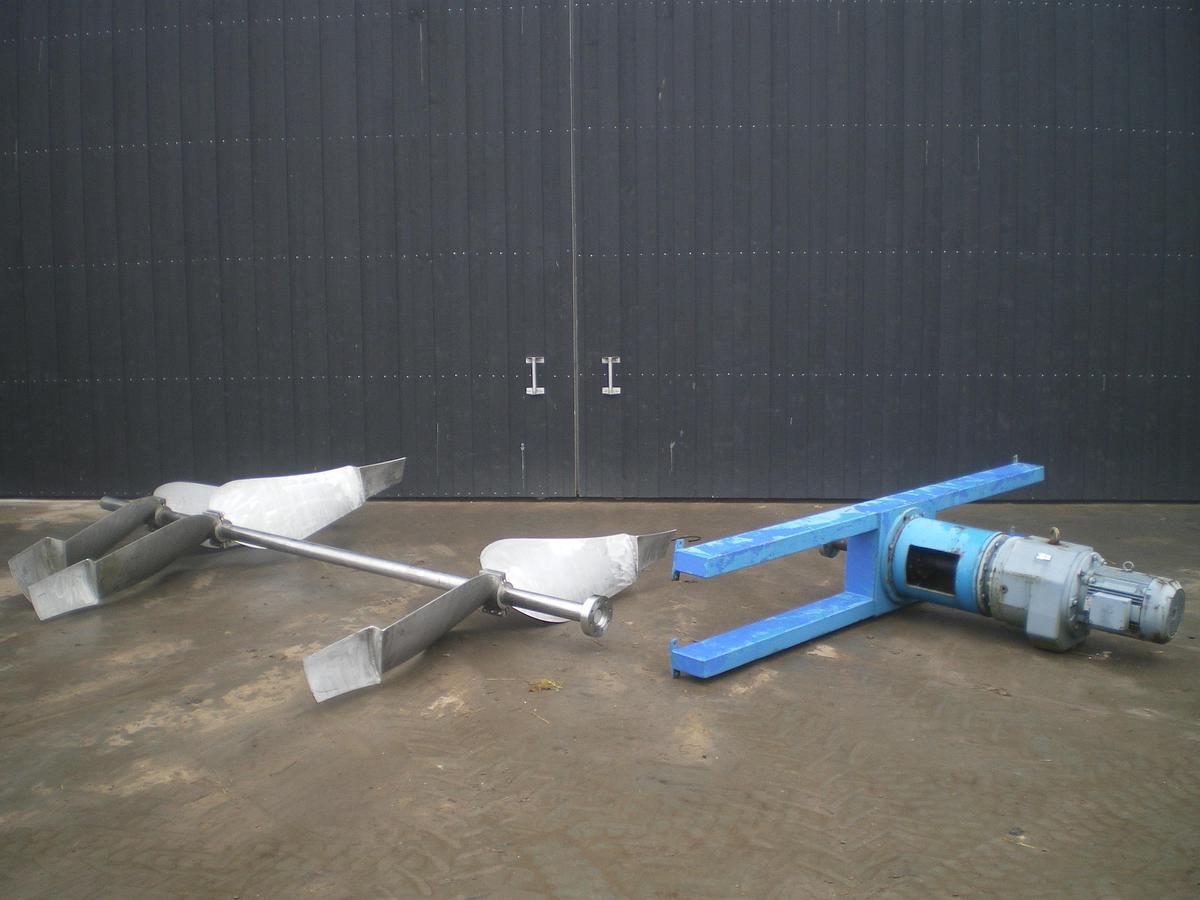 Brugt Rustfri paddle mixer