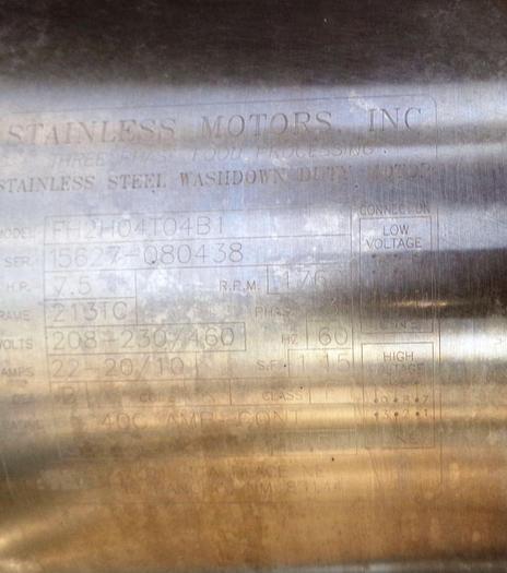 Used Pump, Positive, Waukesha, Mdl 220U2, 30 HP, 4", 316 S/st, Transfer, B #S743273