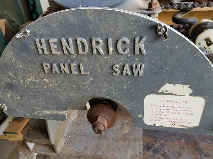 Used Hendrick PETS 7130 Horizontal Manual Panel Saw