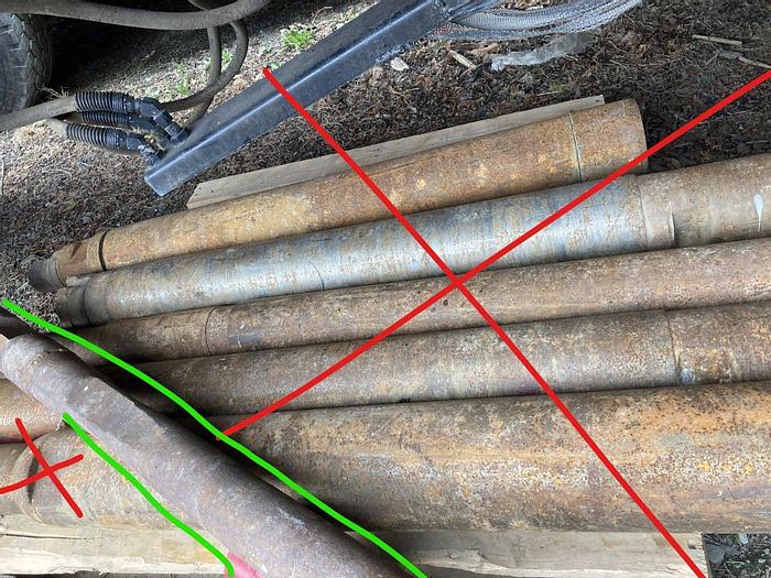 Used Cable Tool Drill String-Jar-Socket-Bit