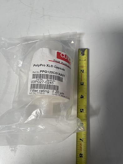 Cuno PPG120C01AA01 PolyPro XL Capsule 1.2um Sanitary Flange