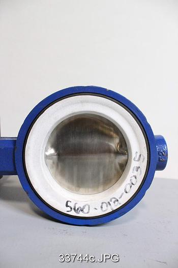 Used Keystone 4" Pneumatic Butterfly Valve #33744