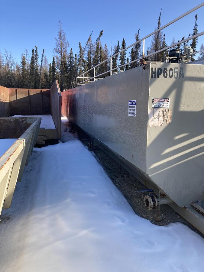 Used 2014 WestFab 600 BBL Agitator Tank