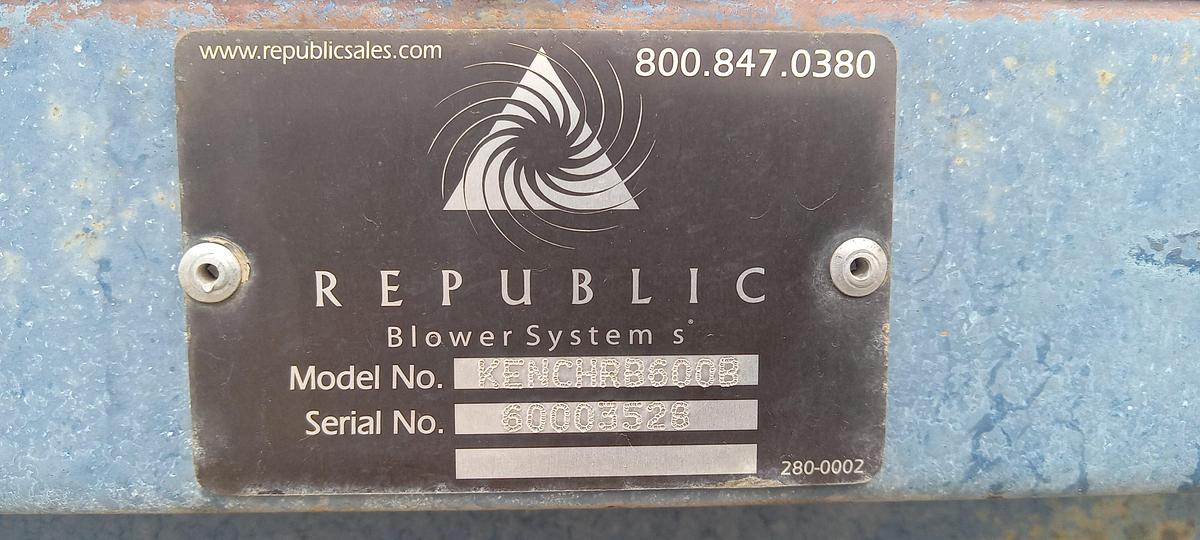 Used 2014 REPUBLIC KENCHRB600B Tankless Rotary Compressor
