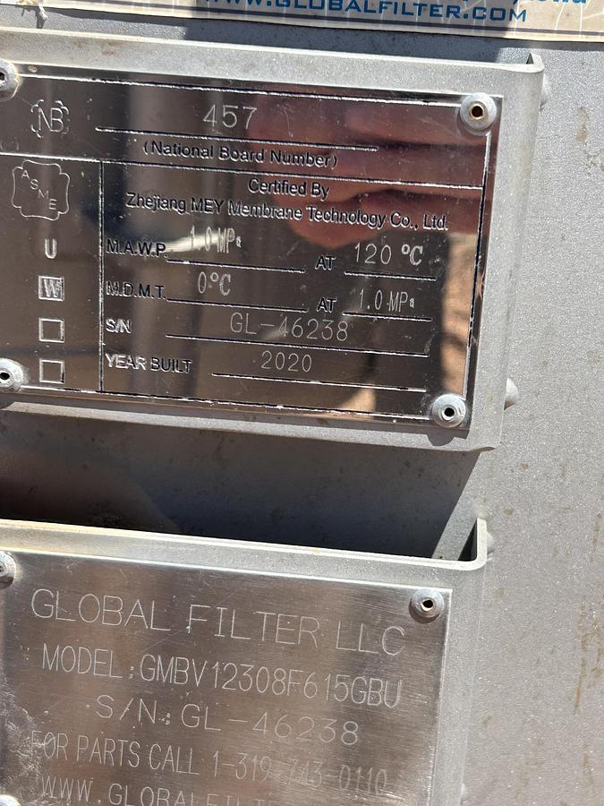 Used 2020 Global Filter GMBV1230F615GBU 12-Bag Filter Pod