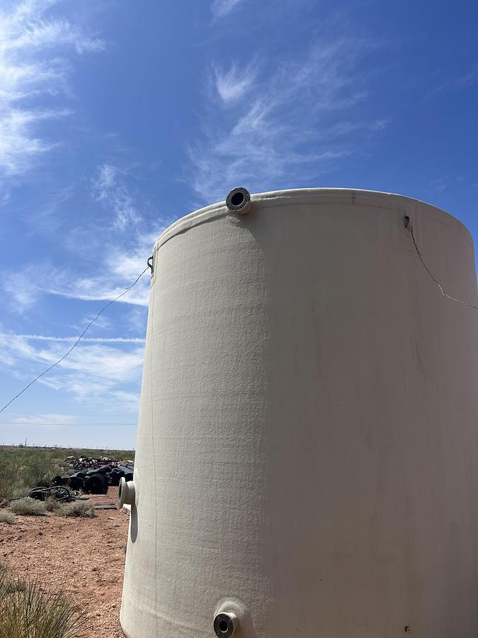 Used 2015 W & W 500 BBL Fiberglass Desander Tank