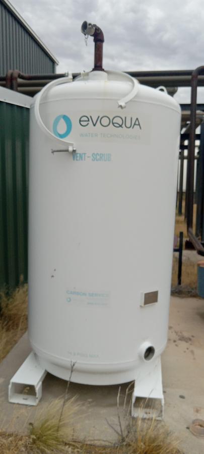 Used 2014 EVOQUA SCRUB 2000 Activated Carbon Filter
