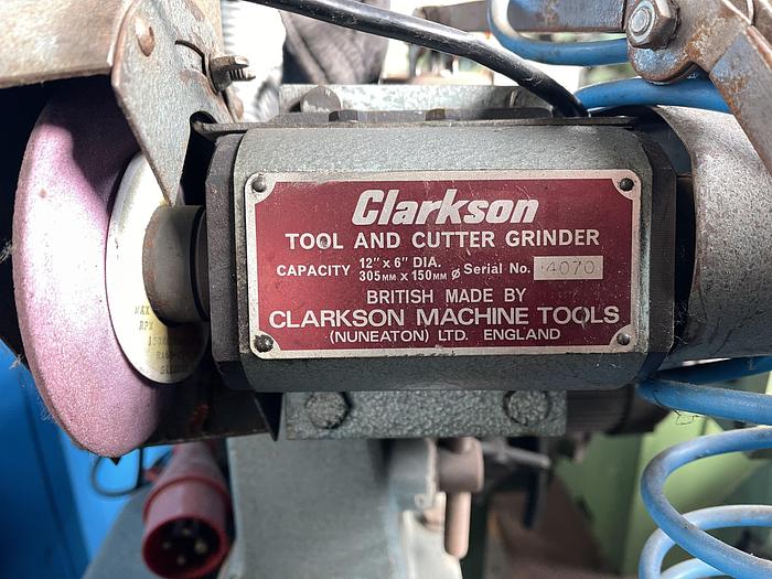 Usato Affilatrice per utensili CLARKSON capacità 305 mm x 150 mm.