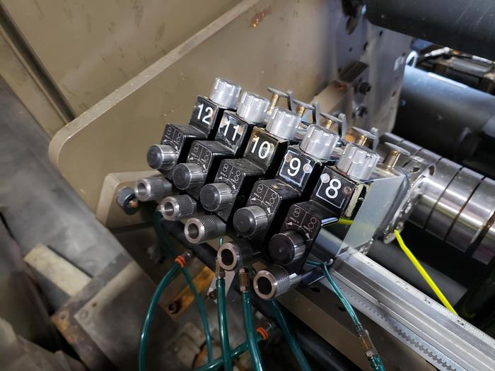 Used 56" WIDE PCMC TURRET REWIND WITH SLITTING